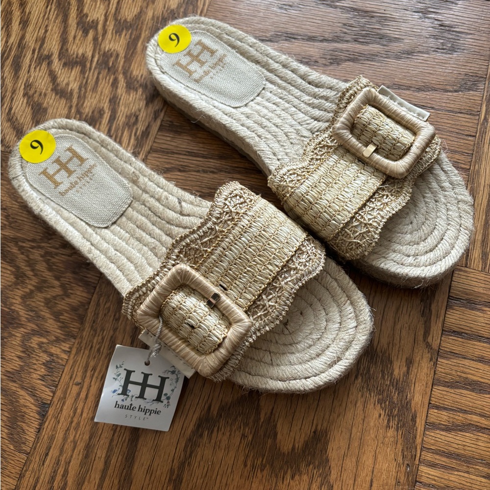 Haute Hippie Tan Espadrille Sandals